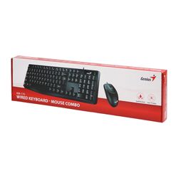 کیبورد و ماوس با سیم جنیوس مدل KM-170