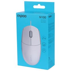 ماوس با سیم RAPOO مدل N100 سفید
