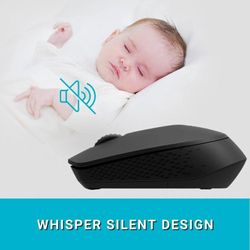 ماوس بی سیم RAPOO مدل M100 SILENT طوسی تیره
