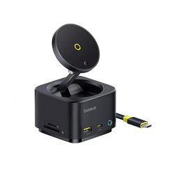 هاب 7 پورت و شارژر وایرلس باسئوس مدل Baseus MagPro Series II