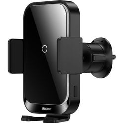 هولدر موبایل خودرو و شارژر وایرلس 15 وات بیسوس