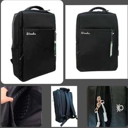 کوله پشتی لپ تاپ طرح بنتون مدل 0050 - مشکی