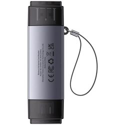 کارت‌خوان بیسوس مدل WKQX060113-C با قابلیت USB و تایپ سی