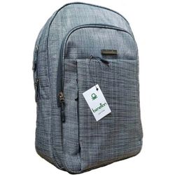 کوله پشتی طرح بنتون کد 0040 - خاکستری