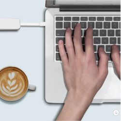 مبدل شبکه USB-C به LAN گیگابیتی تی پی-لینک TP-Link UE300C USB Type-C to Gigabit Ethernet Adapter - سفید