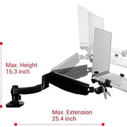 پایه لپتاپ WLA002 ErgoTech تحت برند ارگوتک -  اتصال به میز