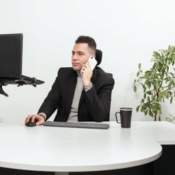 پایه لپتاپ WLA002 ErgoTech تحت برند ارگوتک -  اتصال به میز