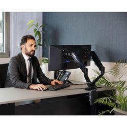 پایه مانیتور دوتایی WLA004 Dual ErgoTech تحت برند ارگوتک -  اتصال به میز