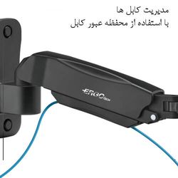پایه مانیتور WLA007 ErgoTech تحت برند ارگوتک - اتصال به دیوار