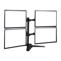 پایه مانیتور چهارتایی WLA009 Quadro ErgoTech تحت برند ارگوتک - رو میزی