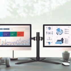 پایه مانیتور دوتایی WLA012 DUAL ErgoTech تحت برند ارگوتک - رومیزی