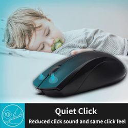 ماوس رپو مدل N1600 Silent با سیم سفید