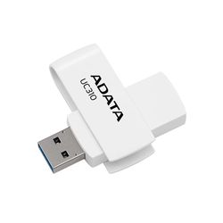 فلش مموری ای دیتا UC310 USB 3 ظرفیت 128 گیگابایت رنگ سفید